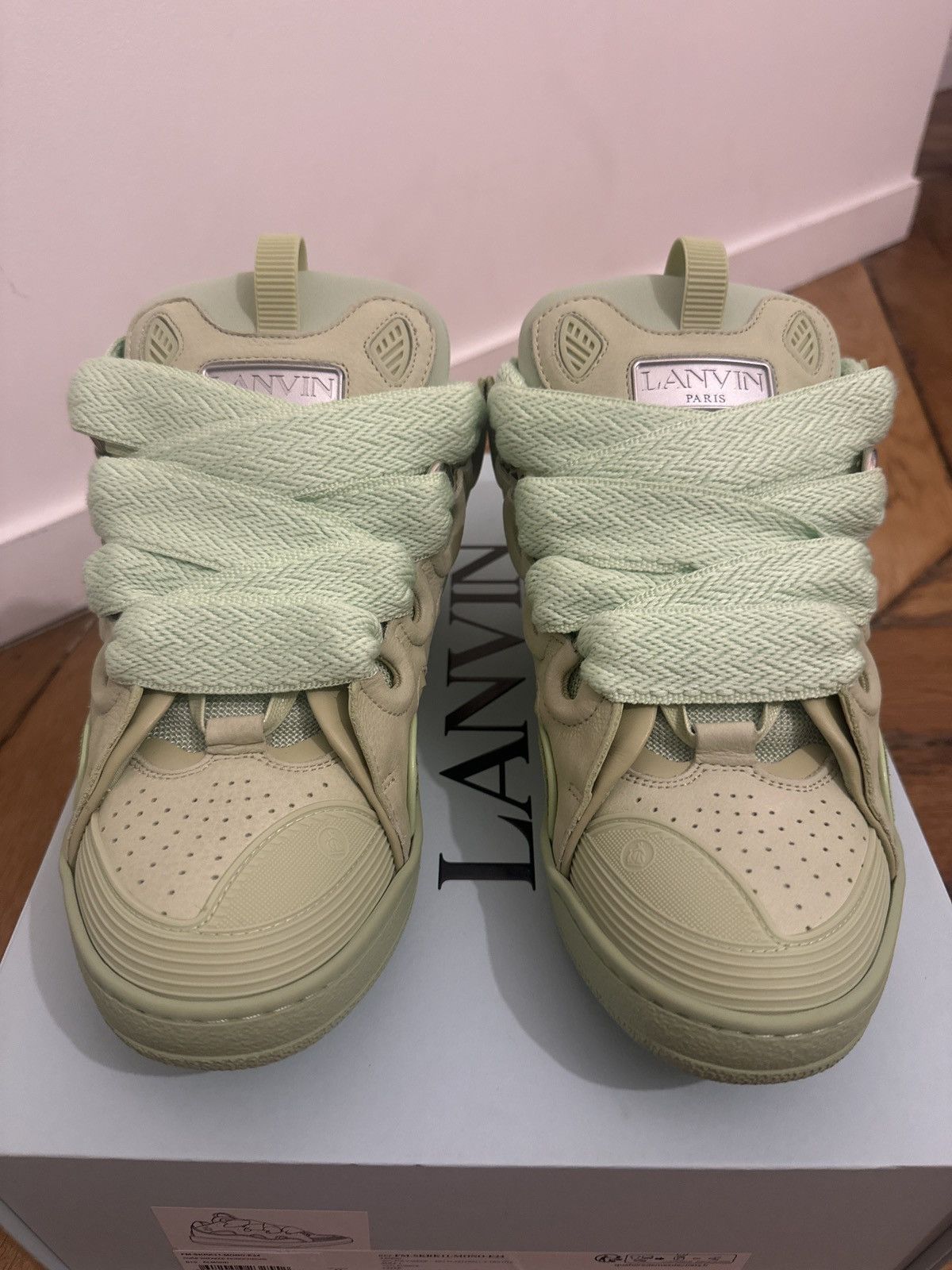 Lanvin Curb Sneaker Almond Size US 10 / EU 43 - 3 Thumbnail