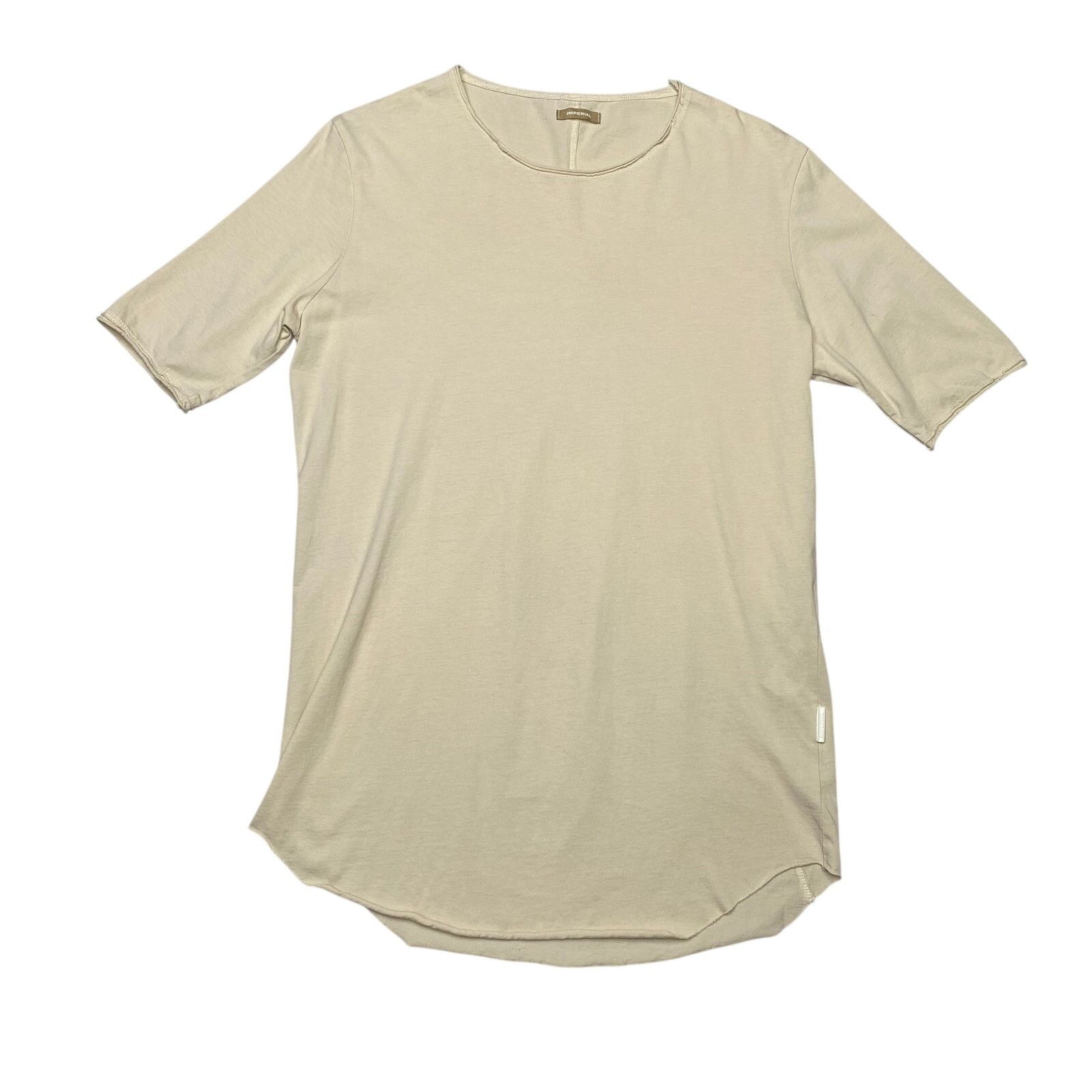 Imperial Imperial Curve Hem Short Sleeve T Shirt Small Made in Italy Size US S / EU 44-46 / 1 - 1 Thumbnail