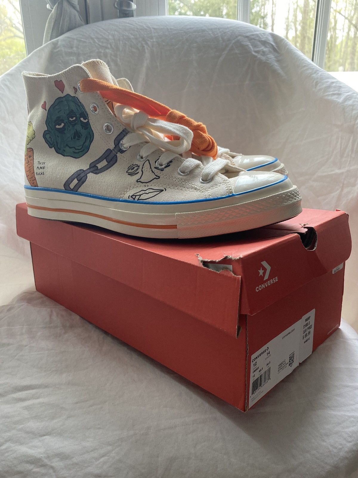 Converse × Tyler The Creator Tyler the creator X convers Size US 12 / EU 45 - 6 Thumbnail