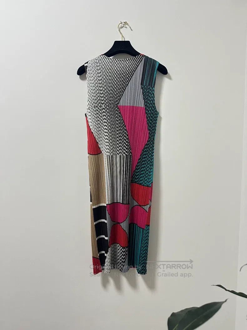 Issey Miyake Issey Miyake Color-block Pattern Dress Size M / US 6-8 / IT 42-44 - 3 Thumbnail