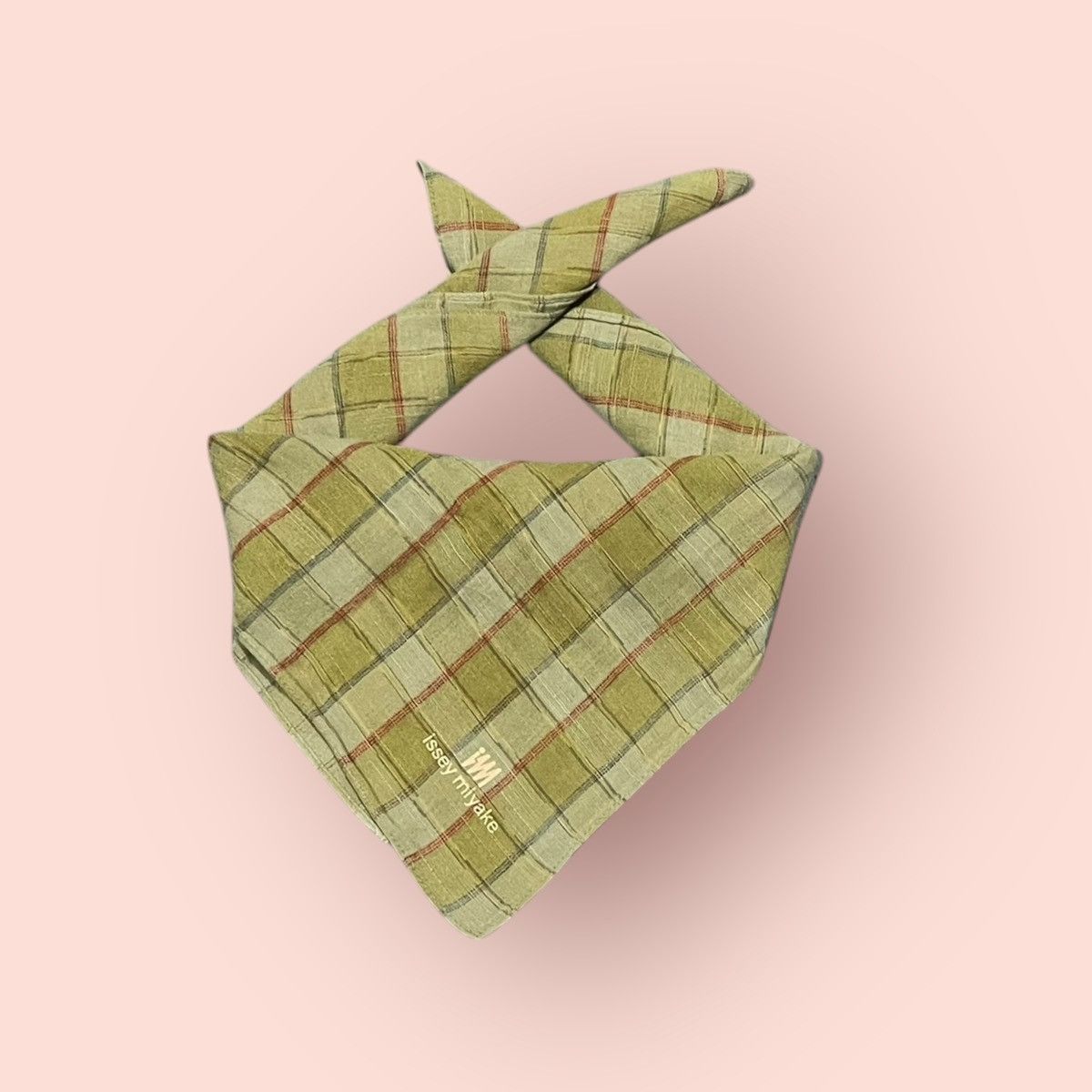 Designer × Issey Miyake × Japanese Brand VINTAGE ISSEY MIYAKE PLAID HANDKERCHIEF JAPAN Size ONE SIZE - 1 Thumbnail