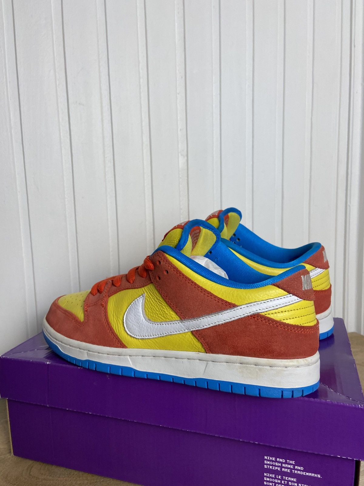 Nike Used Nike Dunk Low SB "Bart Simpson" Authentic Size 8,5US Size US 8.5 / EU 41-42 - 8 Thumbnail