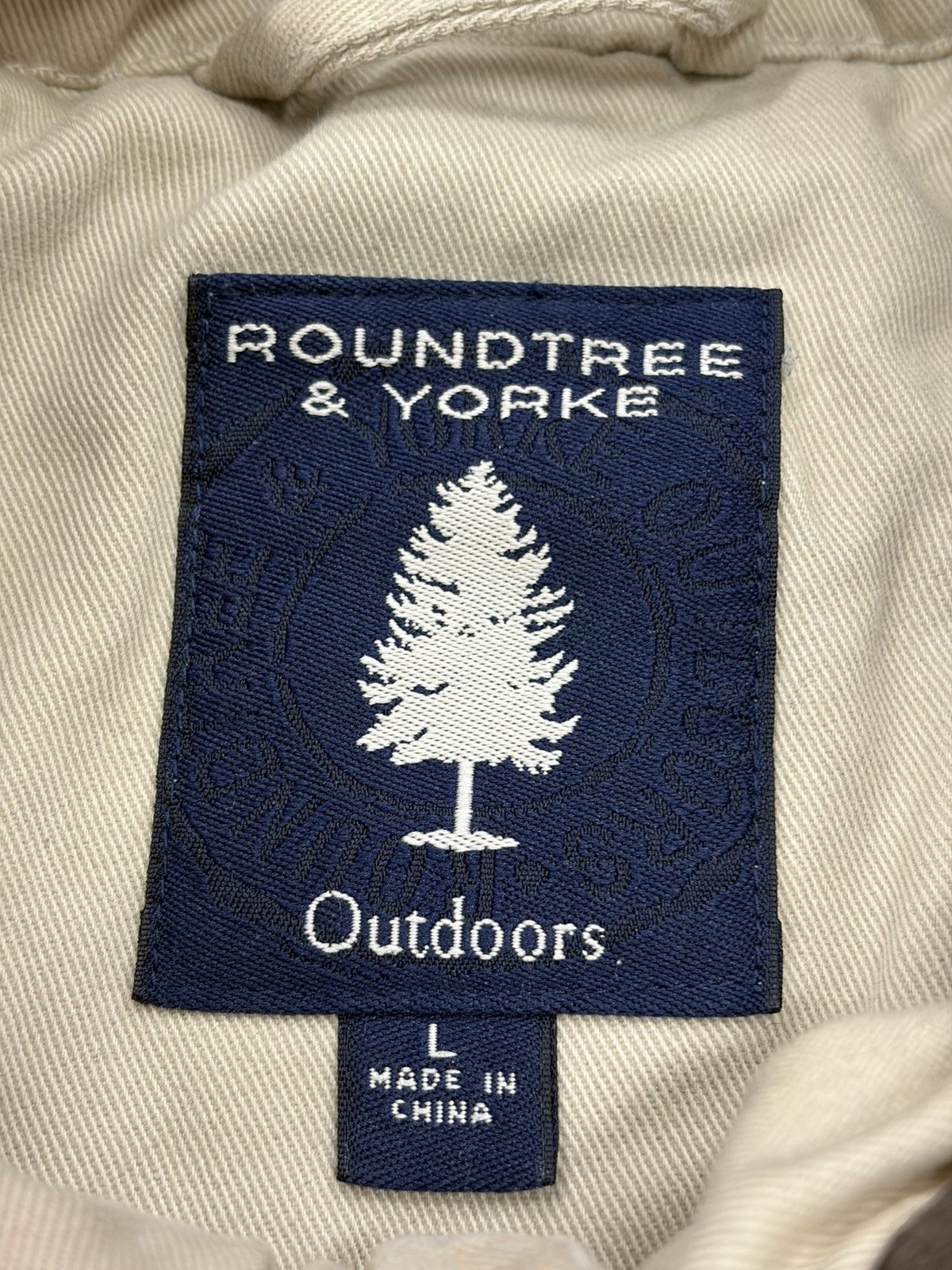 Roundtree & Yorke Vtg Roundtree & Yorke Jacket Canvas Plaid Lined Coat Size US L / EU 52-54 / 3 - 14 Thumbnail