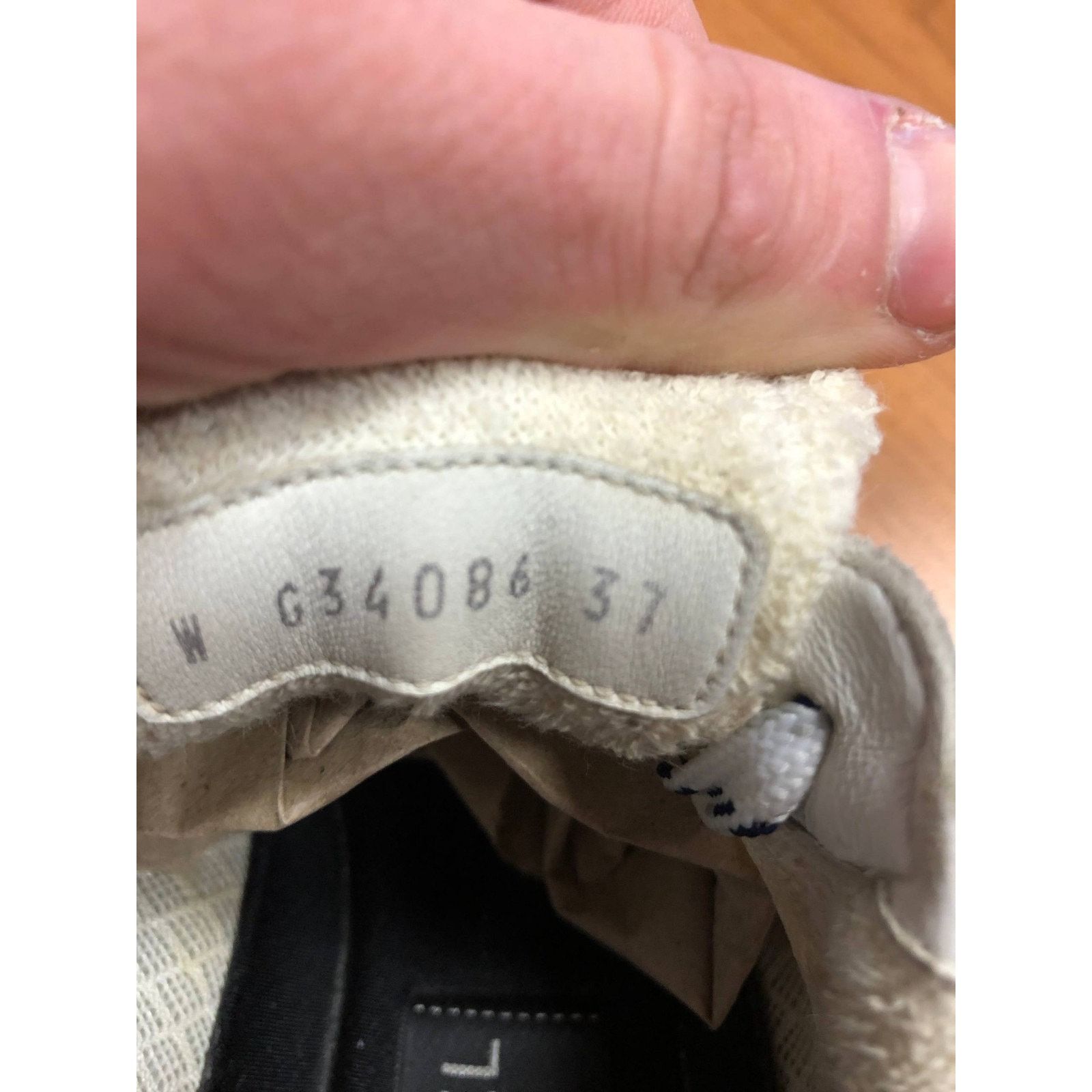 Chanel Chanel White Textile Sneakers - Size 37 Size US 6 / IT 36 - 6 Thumbnail