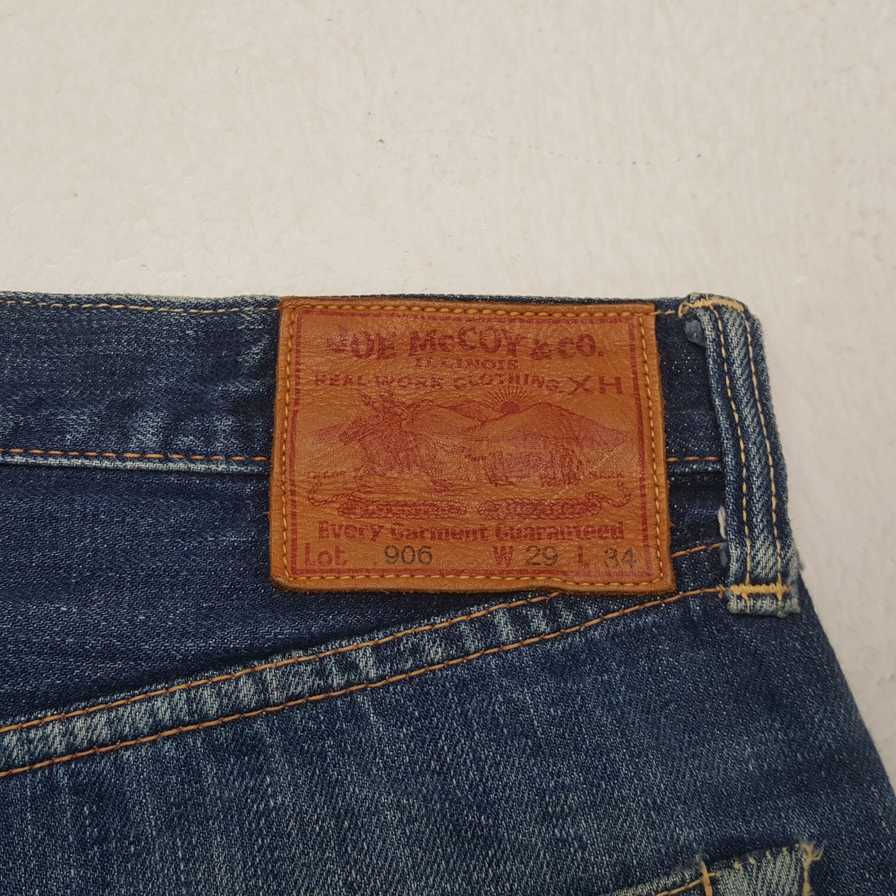 Vintage Vintage Joe Mc Coy Japanese Brand Distressed Denim Jeans RR1 Size US 29 - 14 Thumbnail