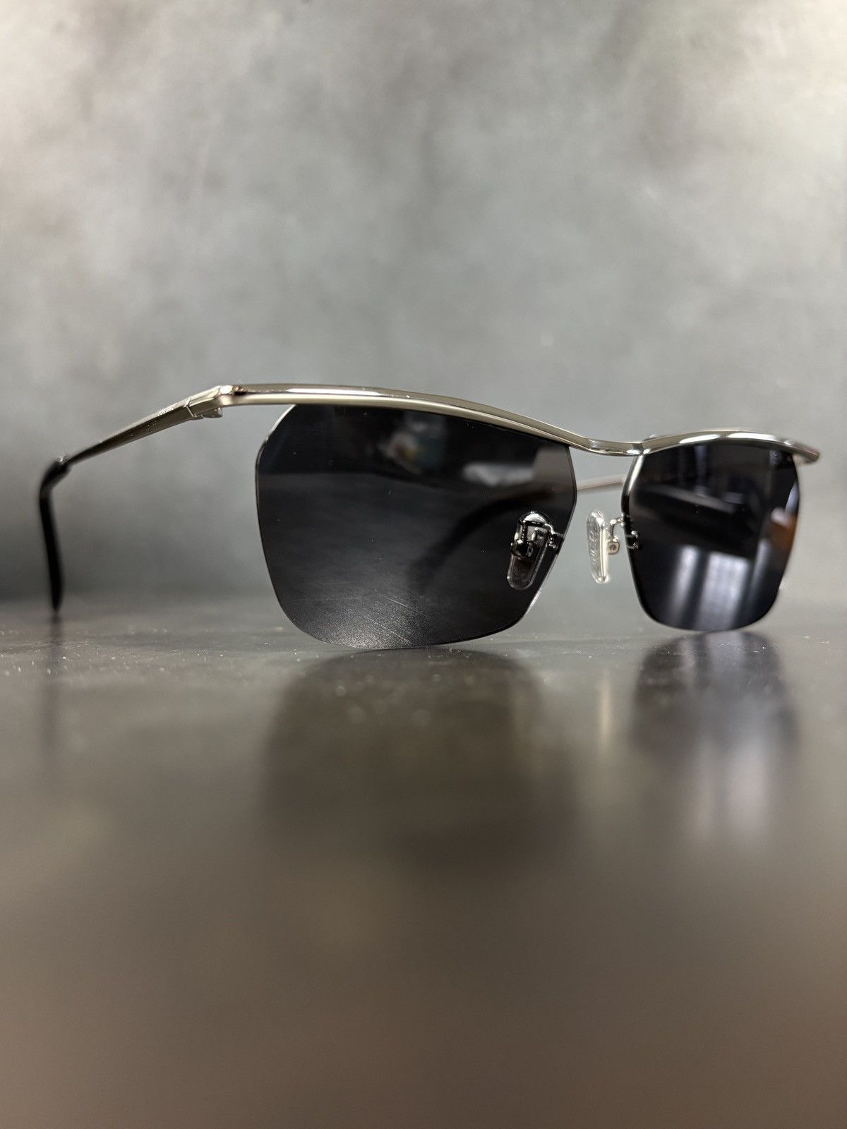 Vintage Metal Half Rim Sunglasses Celine Style Designer CL 40307U Size ONE SIZE - 1 Thumbnail