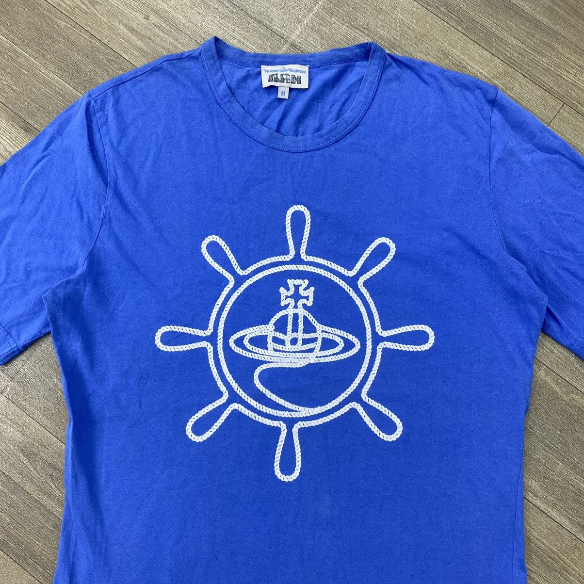 Vivienne Westwood Vintage Vivienne Westwood Man Big Logo Pir Logo Tee Luxury Size US M / EU 48-50 / 2 - 2 Thumbnail