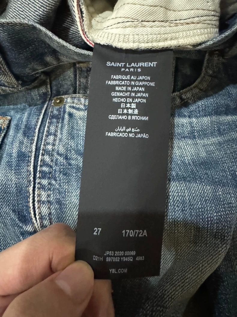 Saint Laurent Paris Saint Laurent Paris Slim Worn Jeans 2505-Nextarrow Size US 27 - 3 Thumbnail