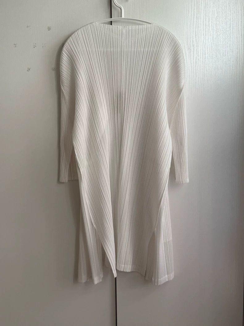 Issey Miyake issey miyake size:3 Pure white cardigan Size XXS / US 00 / IT 34 - 2 Thumbnail