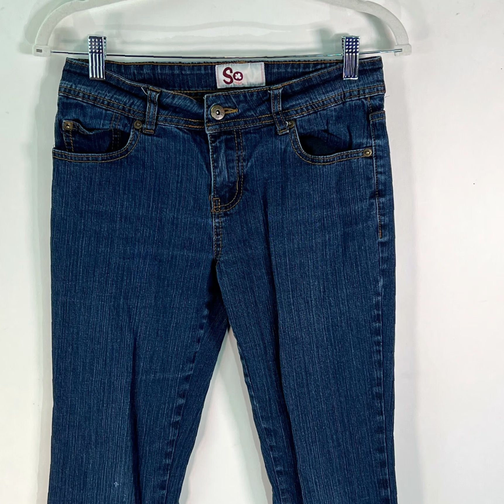 Denime SO Jeans Bootcut Women's Blue Denim Size 28 32 5 XS? Wait არ Size 27" / US 4 / IT 40 - 3 Thumbnail