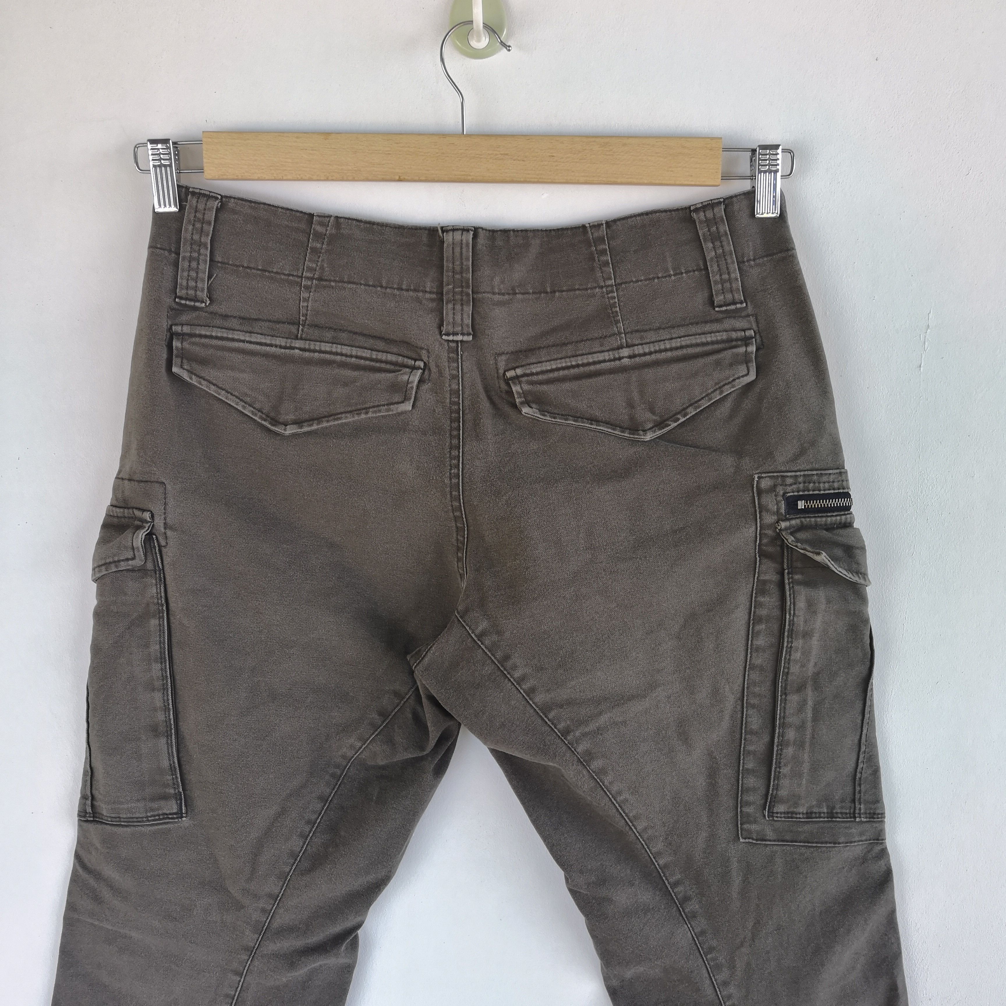 Japanese Brand Vintage Japanese Cargo Pants Multi Pocket Utility Trousers Size US 34 / EU 50 - 4 Thumbnail