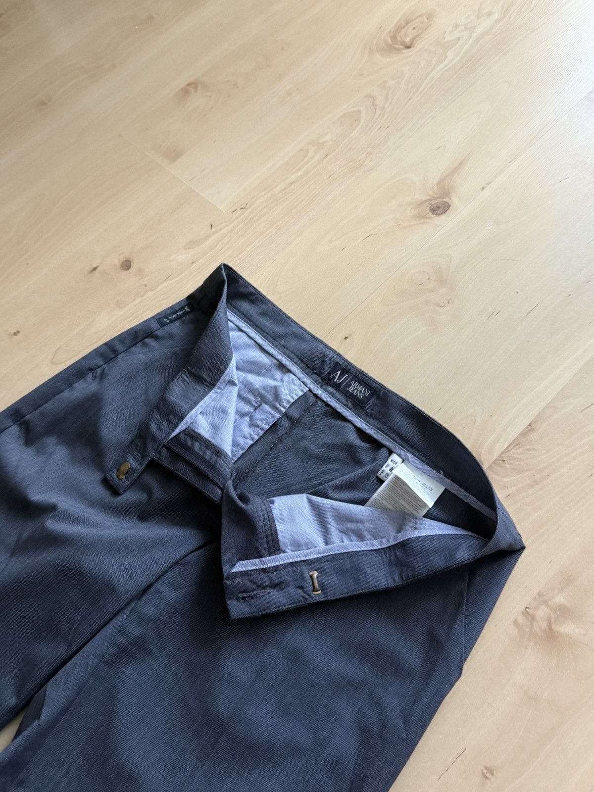 Giorgio Armani Giorgio Armani Jeans tailored wide leg trousers pants vtg Size 27" / US 4 / IT 40 - 3 Thumbnail