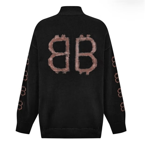 Balenciaga Crypto Bb-Print Hoodie Size US M / EU 48-50 / 2 - 2 Thumbnail