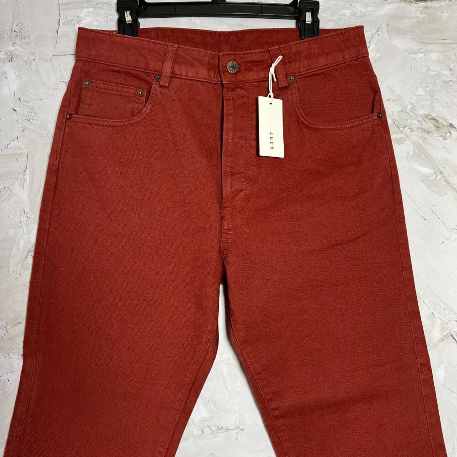 6397 6397 Shorty Jeans Brick Red Size 30 NWT ITALY Size 30" / US 8 / IT 44 - 7 Thumbnail