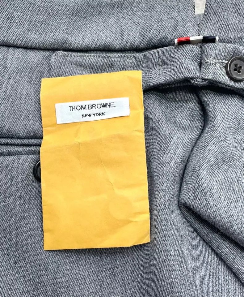 Thom Browne Thom Browne Gray trousers Size 36S - 3 Thumbnail