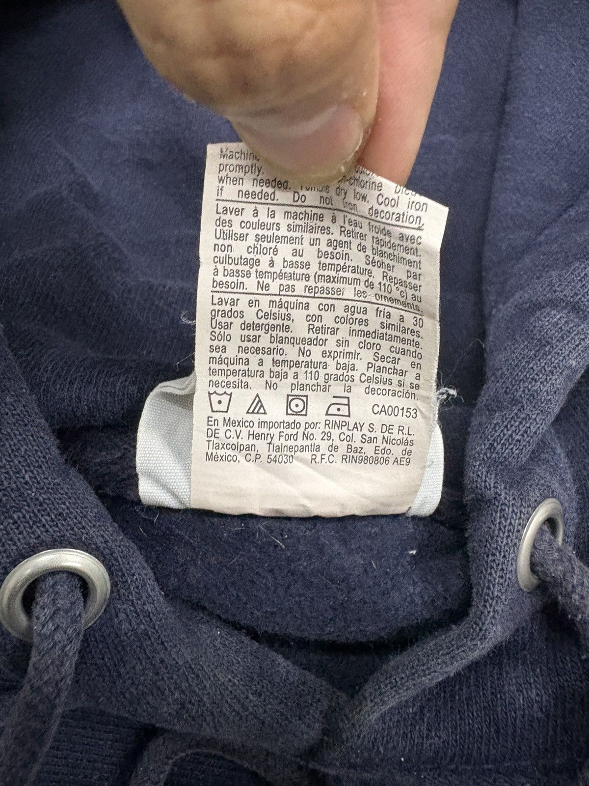 Champion Rare Champion Reverse Weave Navy Hoodie Fairly Faded Size US S / EU 44-46 / 1 - 9 Thumbnail