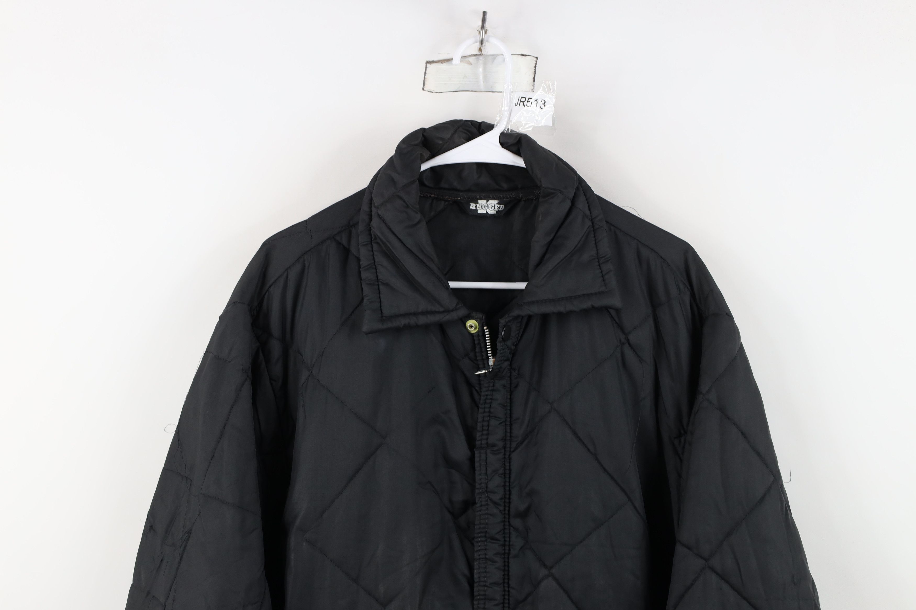 Vintage Vintage 70s Streetwear Mechanic Workwear Jacket Black Size US XXL / EU 58 / 5 - 2 Thumbnail