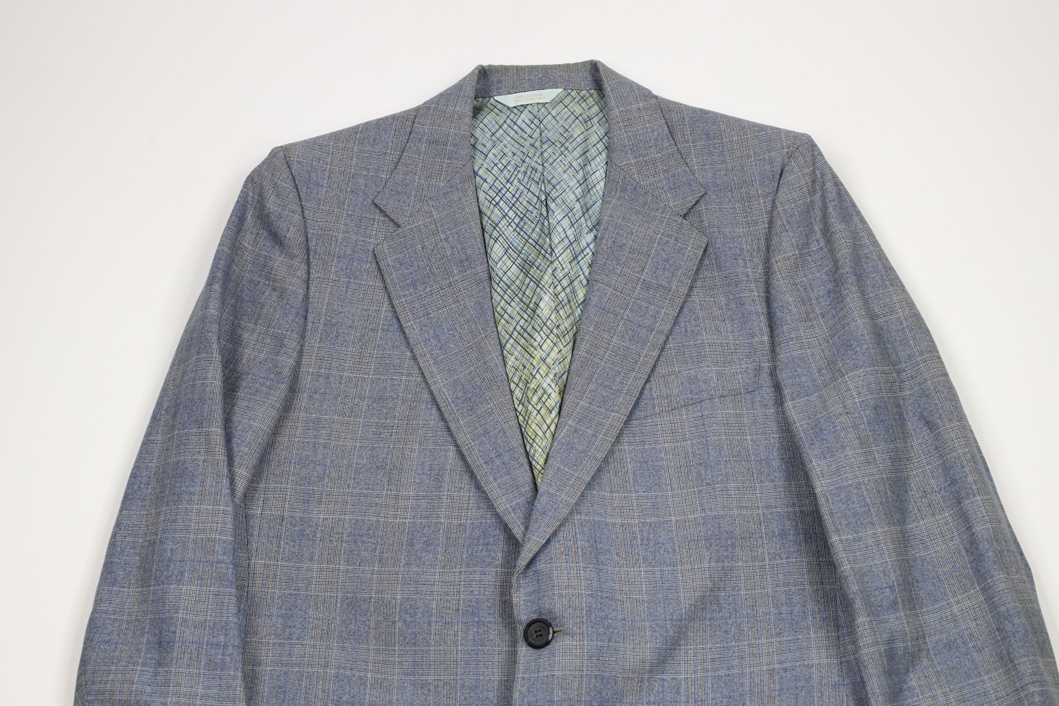 Vintage Vintage 70s Streetwear Distressed Wool Blend 3 Piece Suit Size 40R - 3 Thumbnail
