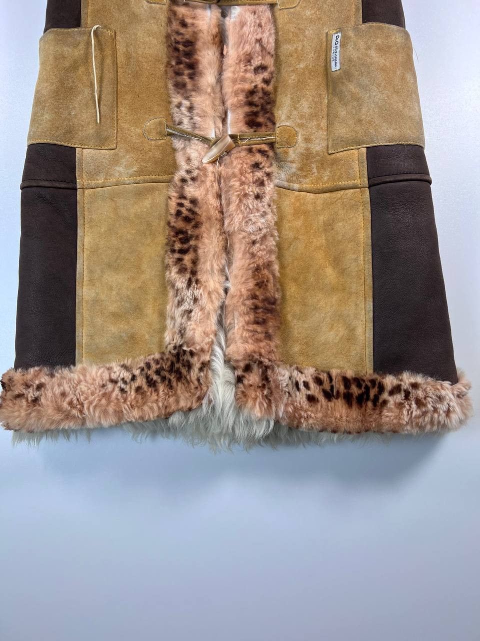 Dolce & Gabbana Dolce & Gabbana Shearling Suede Fur Hooded Vest Coat Size S Size S / US 4 / IT 40 - 3 Thumbnail