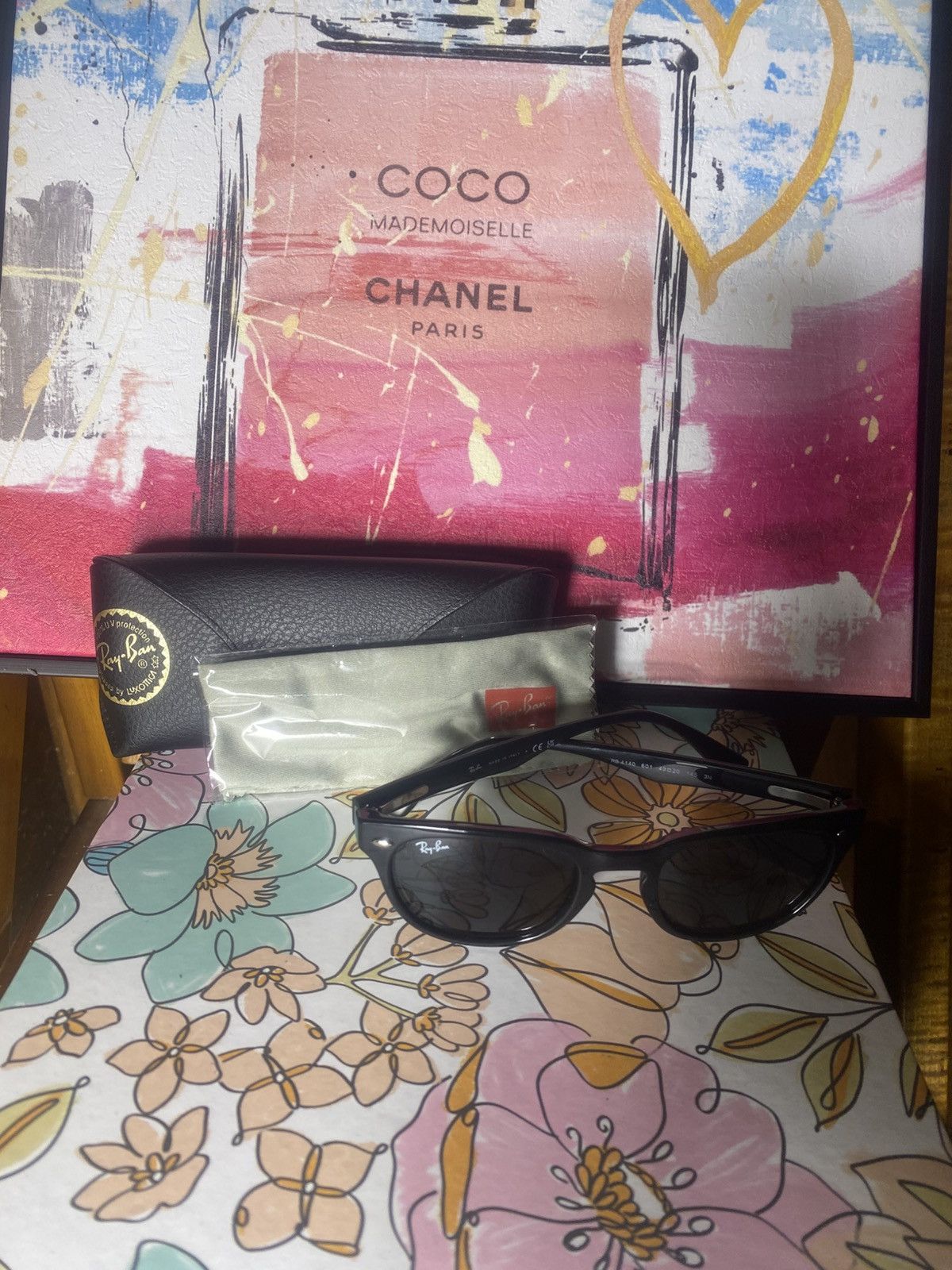 RayBan RayBan Black Sunglasses BRAND NEW!! Size ONE SIZE - 1 Thumbnail
