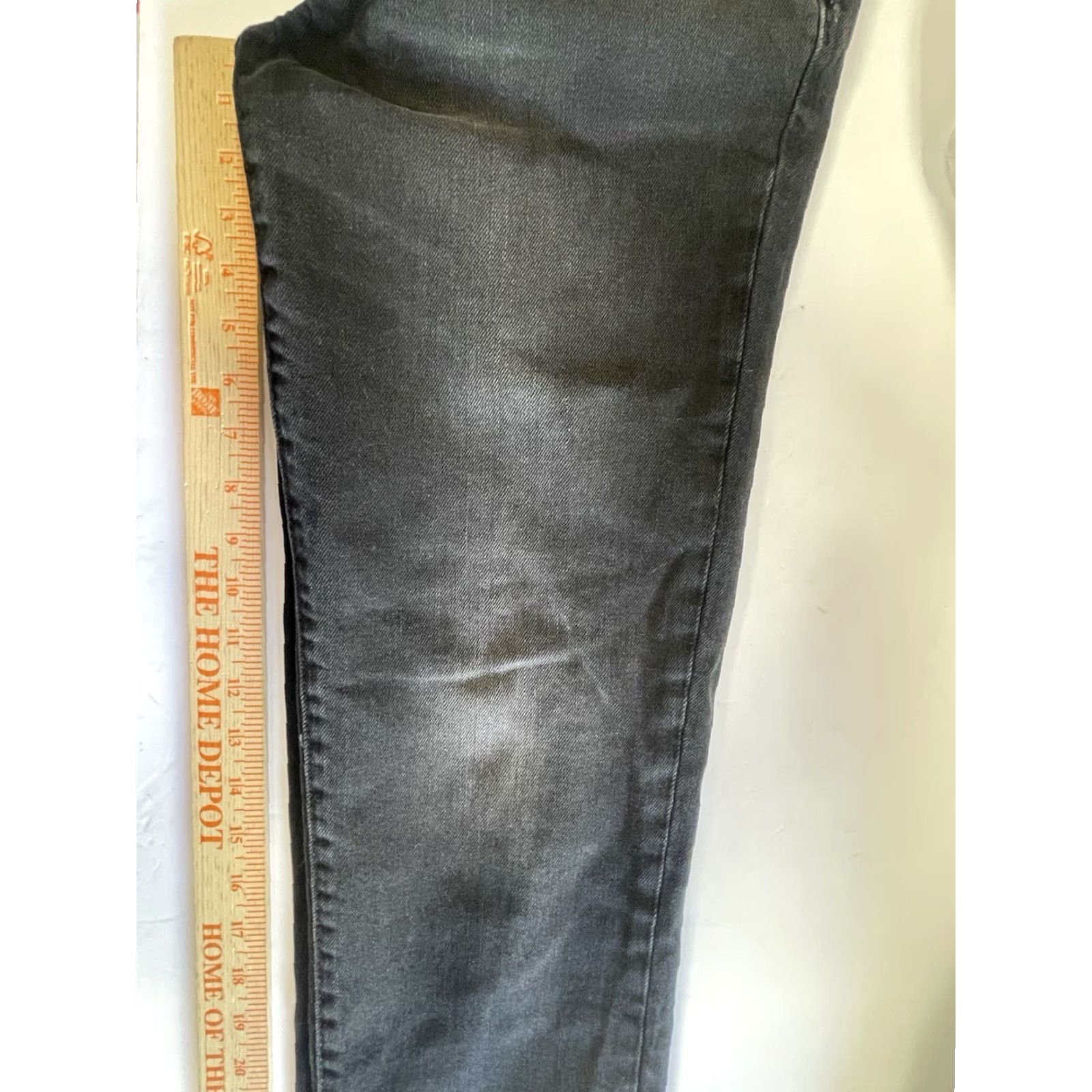 Old Navy Old Navy Maternity Jeans Size 2 Black Pre wash Straight Ankle Pants Women Size 26" / US 2 / IT 38 - 4 Thumbnail