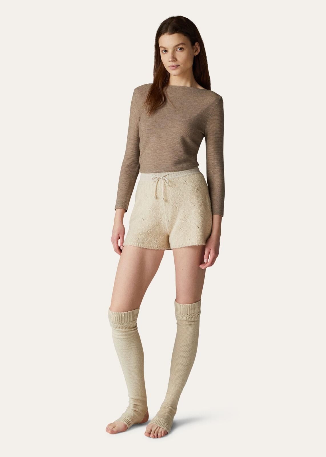 Loro Piana o1srvl11e1124 Cocooning Boat Neck Sweater in Brown Size S / US 4 / IT 40 - 4 Thumbnail