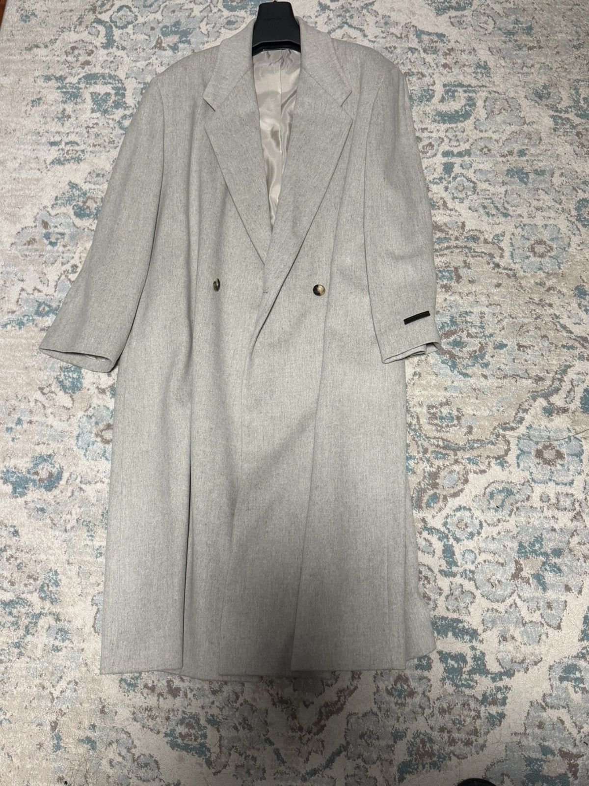 Fear of God Fear of God Wool Overcoat Cement Heather Sz 52 Size US L / EU 52-54 / 3 - 1 Thumbnail