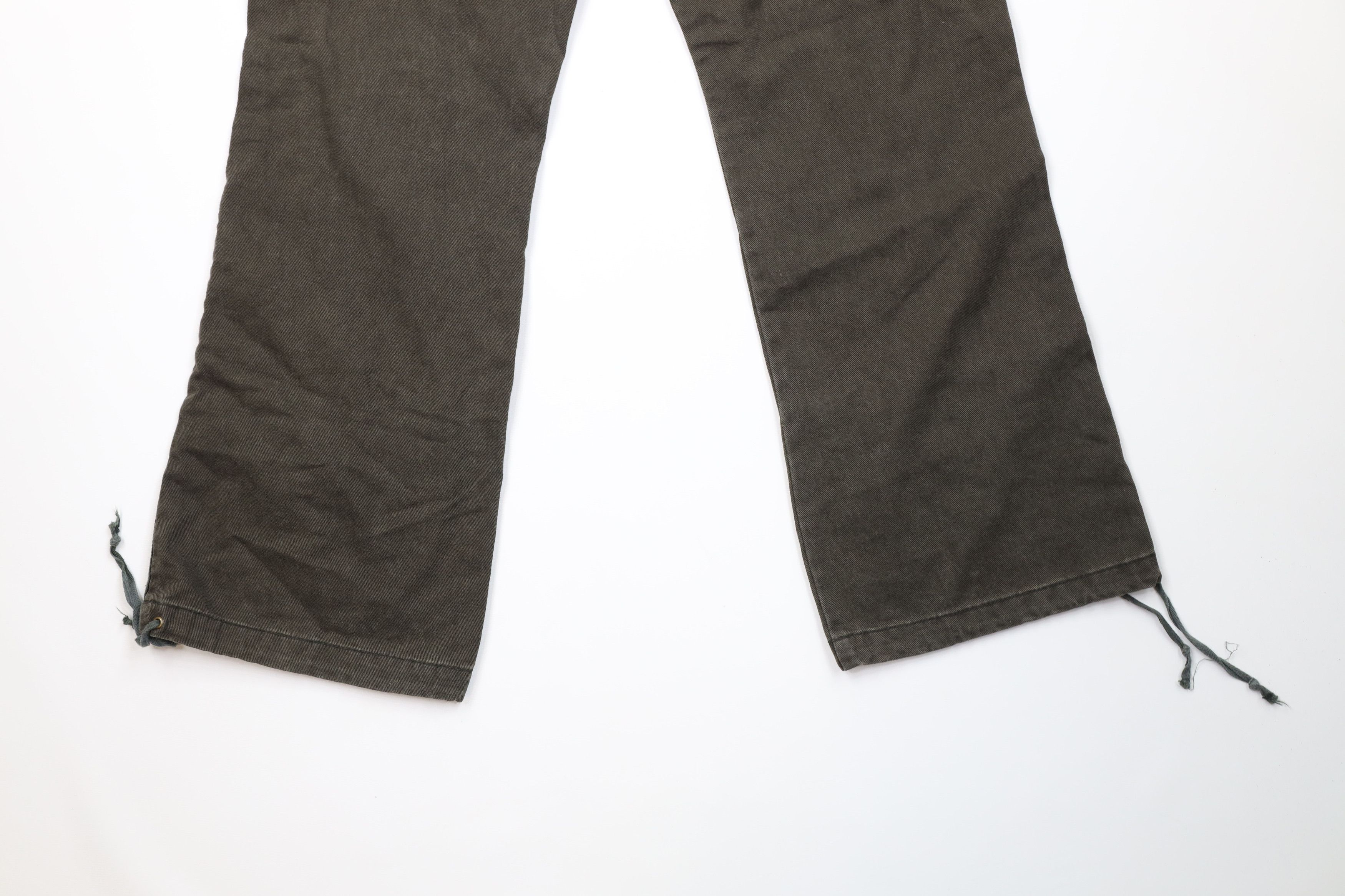 Vintage Vintage 90s Y2K Babydoll Baggy Wide Leg Flare Cargo Pants Size 38" / US 16 / IT 52 - 14 Thumbnail