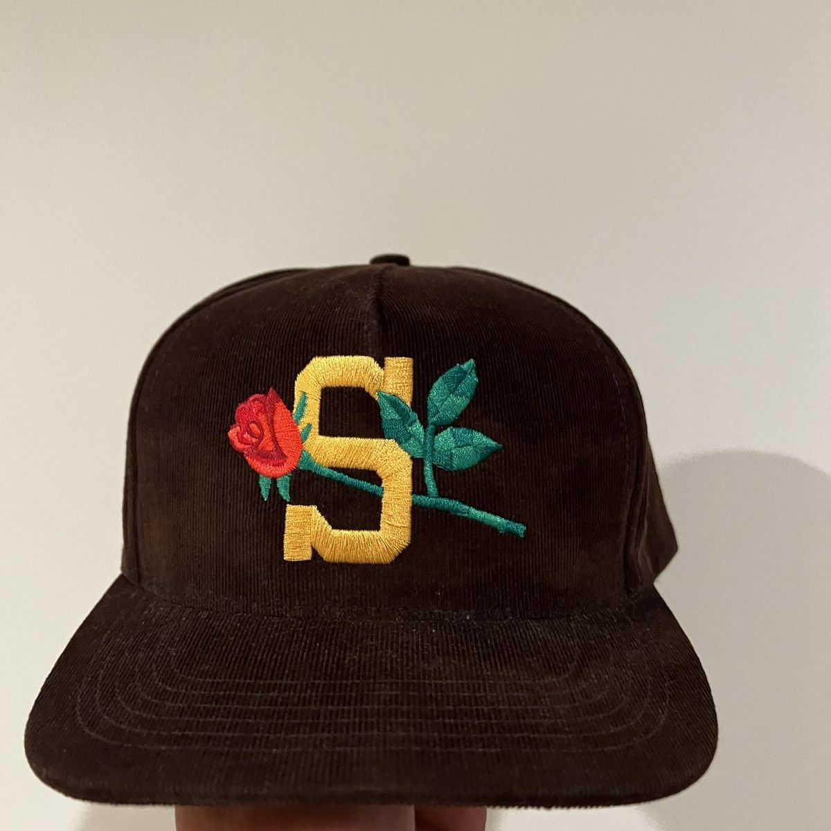 Supreme Supreme Rose S Logo SnapBack Brown Size ONE SIZE - 1 Thumbnail