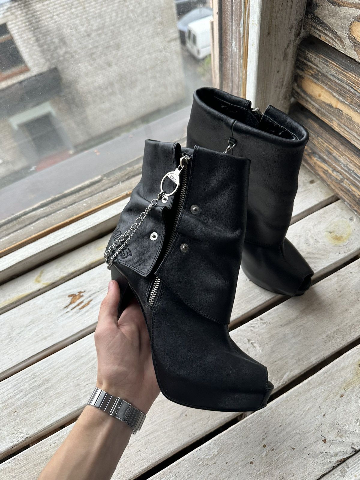 Miss Sixty HIGH HEELS MISS SIXTY 🚨AVANT GARDE IF SIX WAS HEELS RARE Size US 9 / IT 39 - 1 Thumbnail