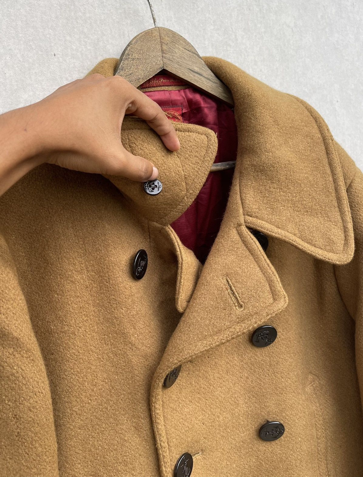 Buzz Rickson's × Indian Motorcycle × Toyo Enterprises 🔥Vtg Indian by Toyo Enterprise WW2 Naval Clothing Pea Coat Size US L / EU 52-54 / 3 - 8 Thumbnail