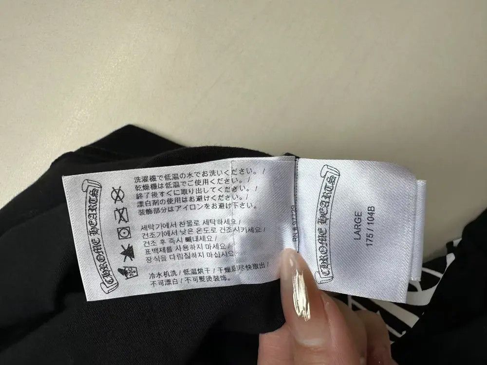 Chrome Hearts Chrome Hearts Black Scroll Long Sleeve T-Shirt Size US L / EU 52-54 / 3 - 4 Thumbnail