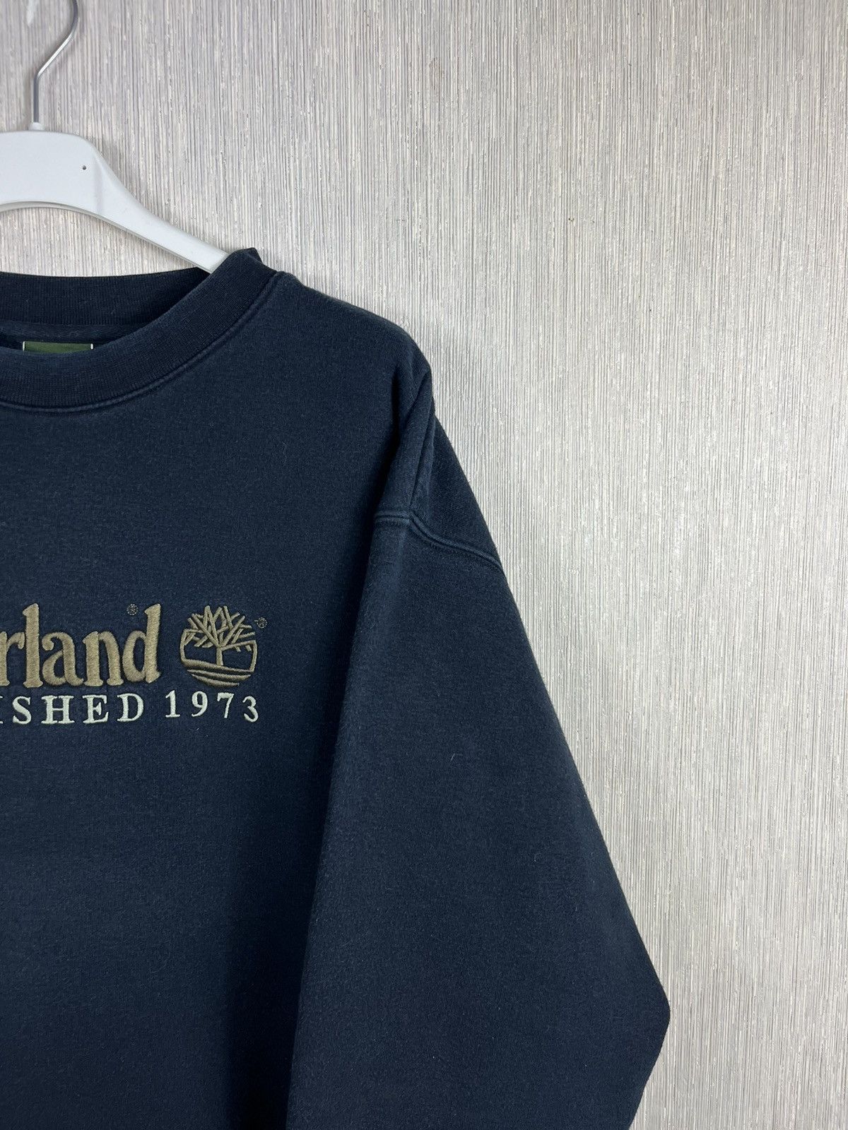 Timberland × Vintage Vintage Timberland y2k big logo embroidered sweatshirt crew Size US M / EU 48-50 / 2 - 5 Thumbnail