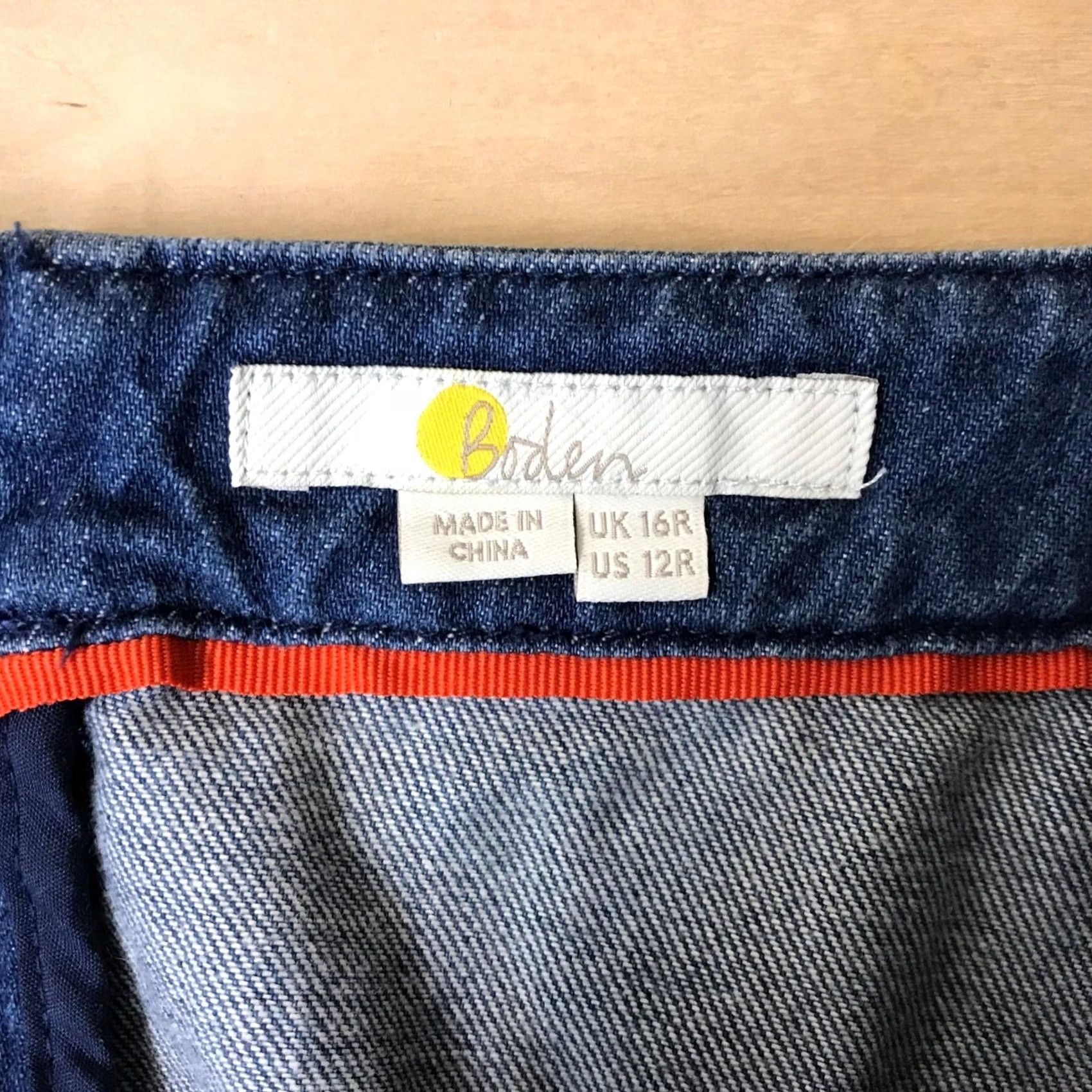 Boden Boden Denim A-Line Skirt Blue Jean Button Front Casual Women's 12R Size 34" / US 12 / IT 48 - 7 Thumbnail
