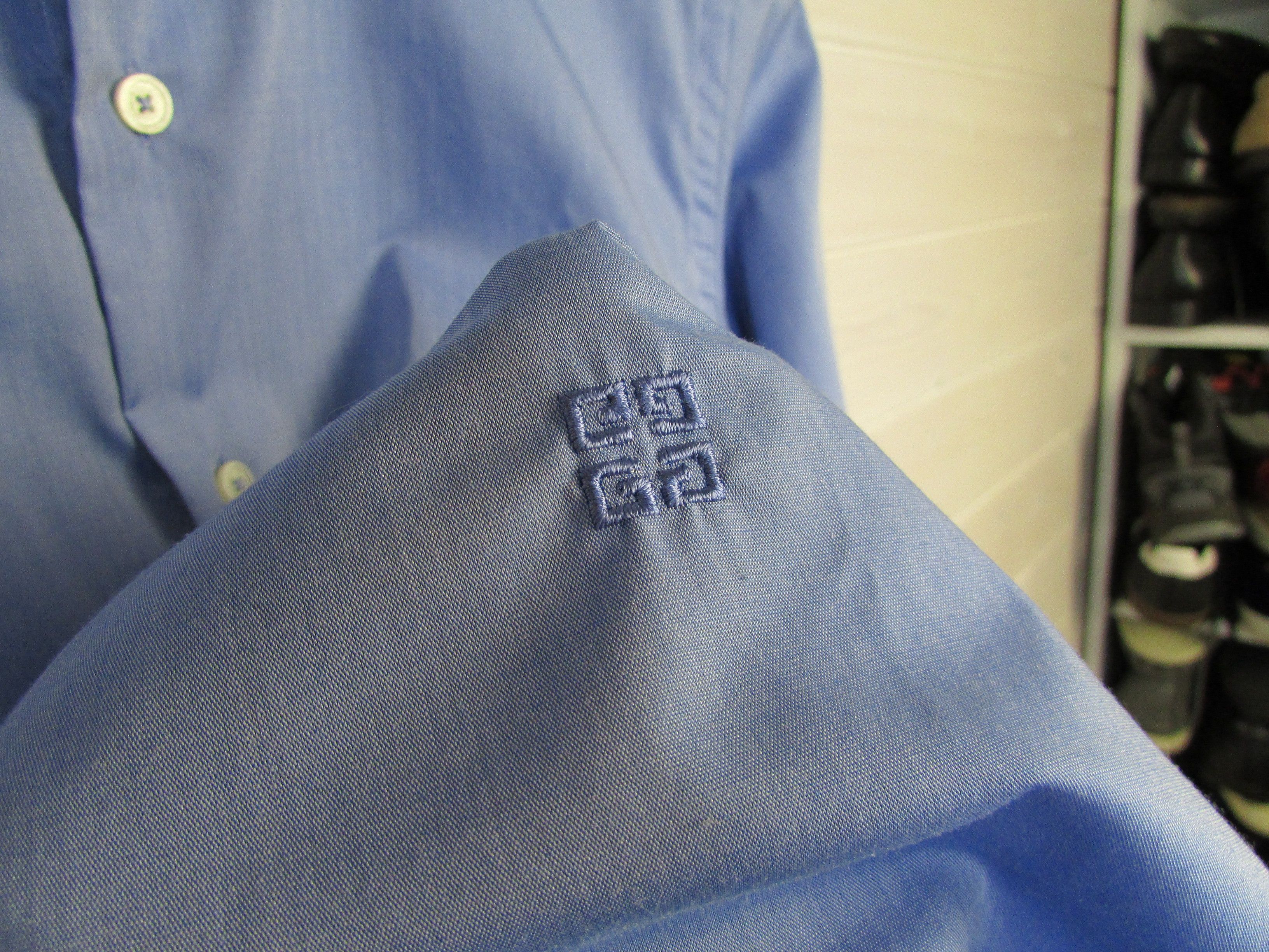 Givenchy Givenchy Riccardo Tisci Cotton Logo Shirt Button Size US M / EU 48-50 / 2 - 4 Thumbnail