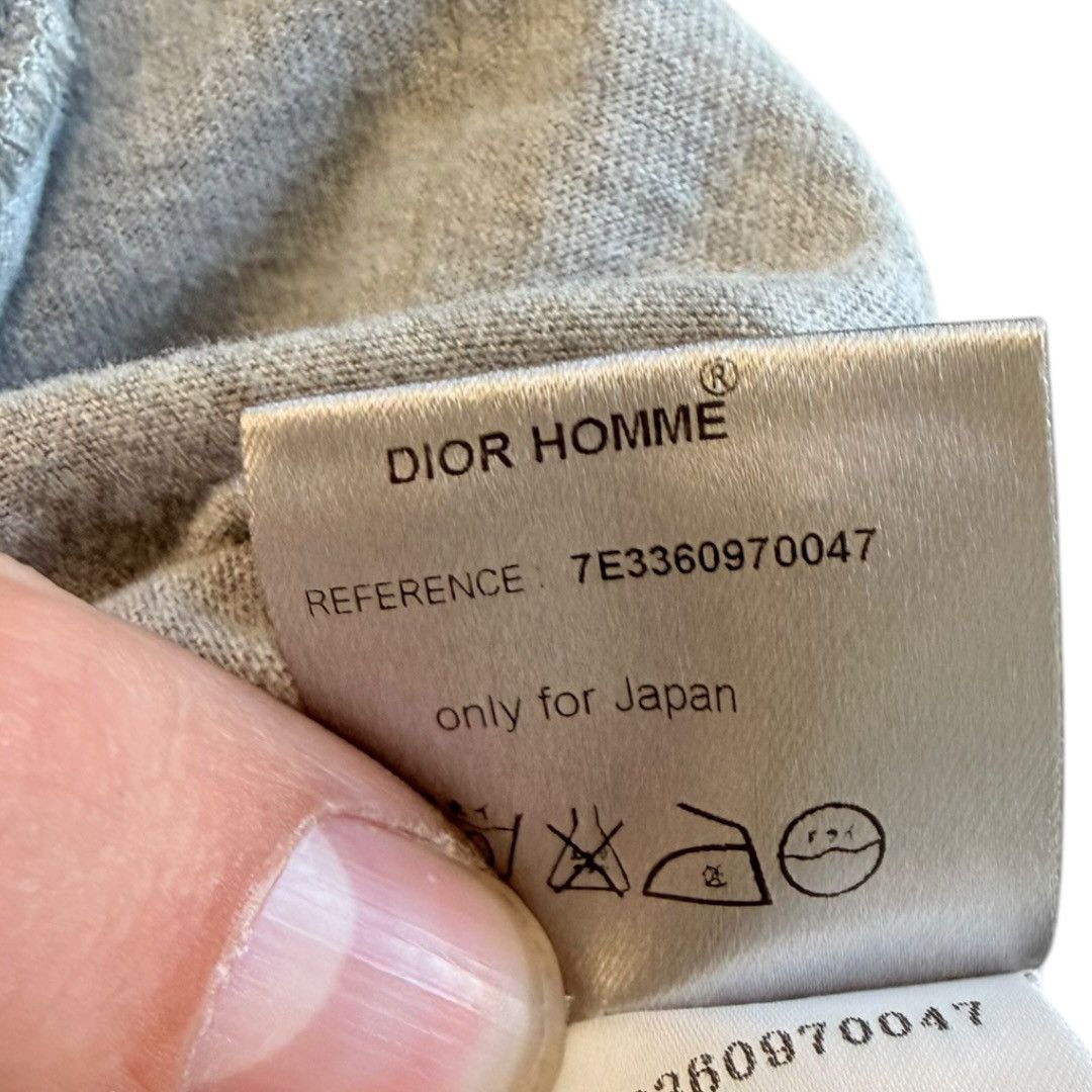 Dior Dior Homme SS07 Hedi Slimane Bee Lightweight Raglan Top Size US S / EU 44-46 / 1 - 6 Thumbnail