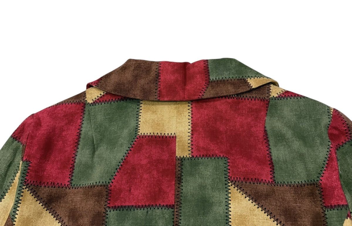 Vintage Vintage 90’s Multicolour Patchwork Style Buttons Jacket Size M / US 6-8 / IT 42-44 - 16 Thumbnail