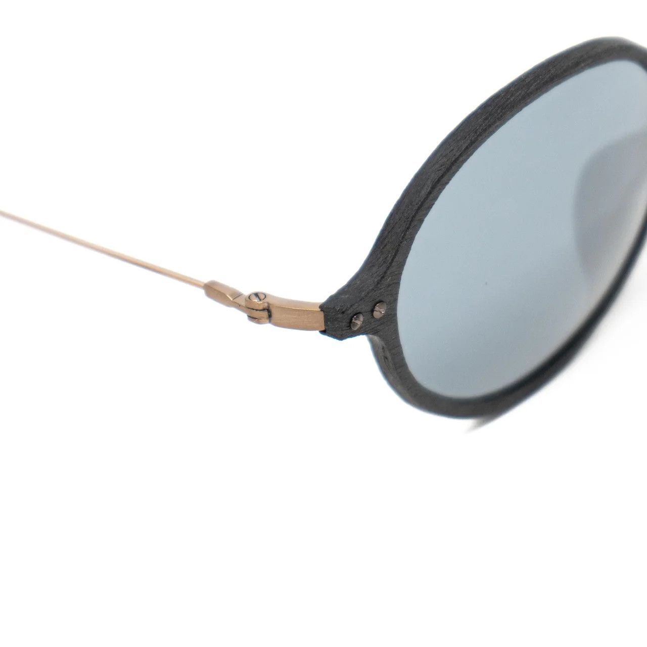 Ann Demeulemeester Ann Demeulemeester Sunglasses Oval Black and Grey Mirror Size ONE SIZE - 10 Thumbnail