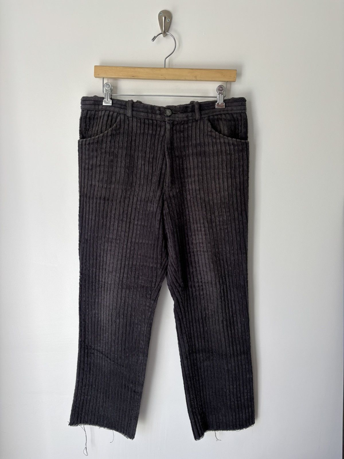 Raf Simons Raf Simons 2000-2001 Corduroy Trousers Size US 32 / EU 48 - 1 Thumbnail