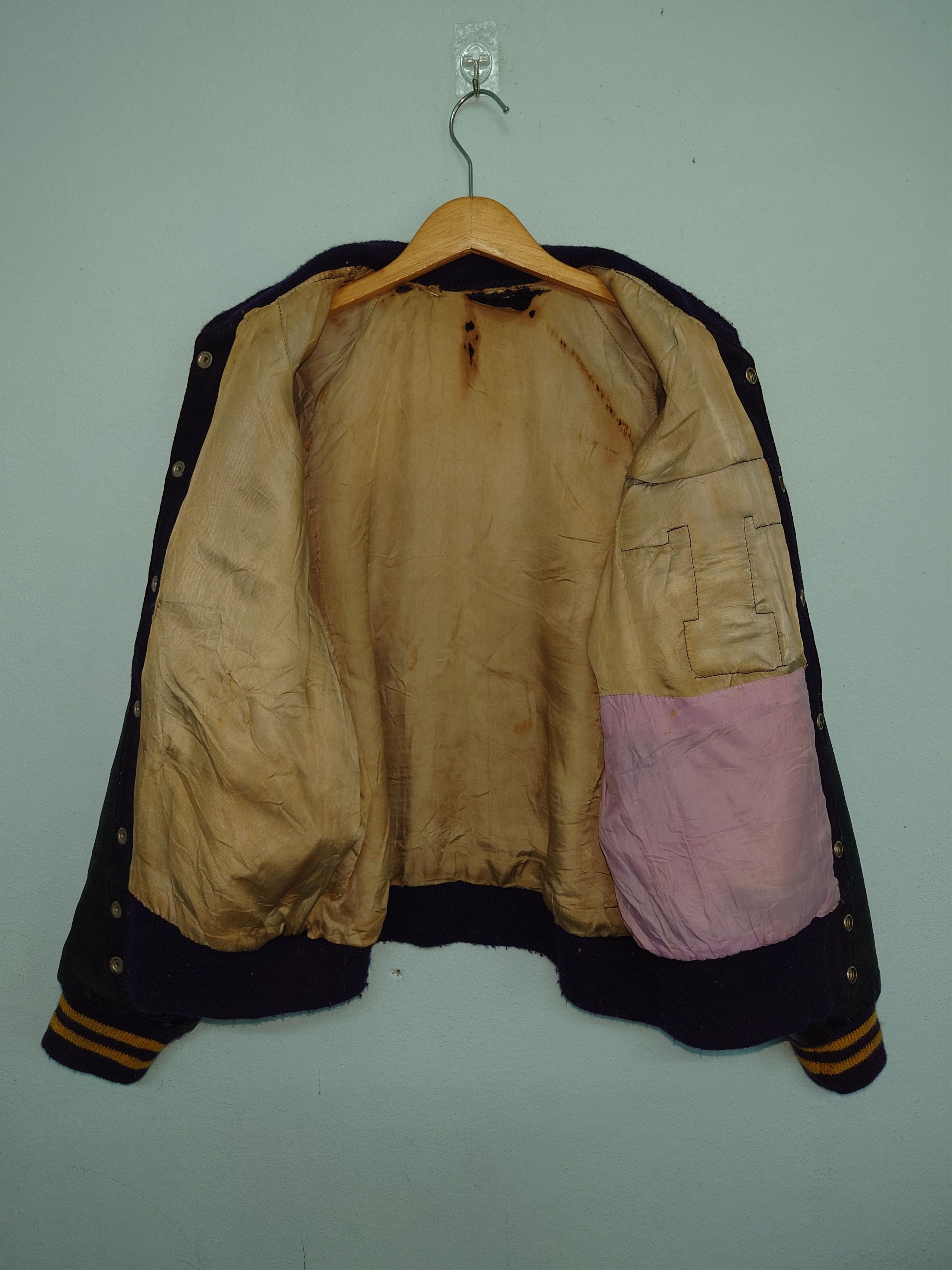 Vintage Vintage 70s Speedline Athletic Wear Letterman Jacket Size US L / EU 52-54 / 3 - 9 Thumbnail