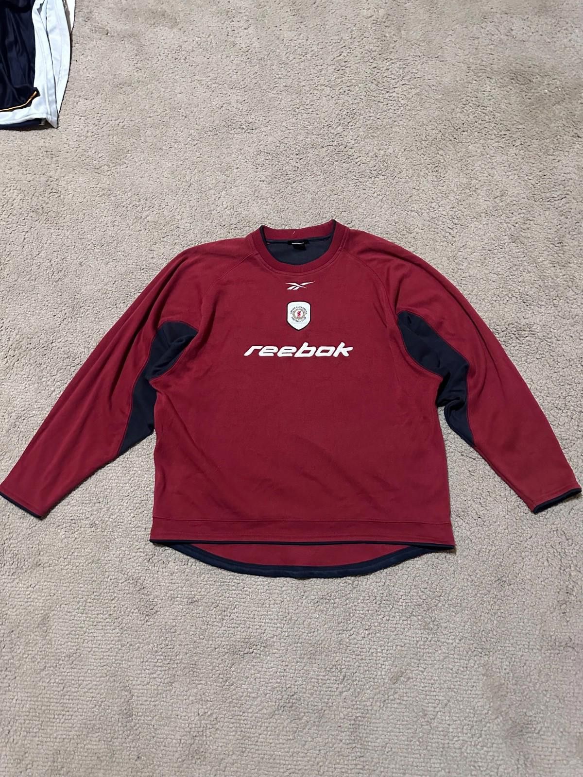 Reebok Crewe Alexandra Football SweatShirt Training Rare Jersey S Size US S / EU 44-46 / 1 - 1 Thumbnail