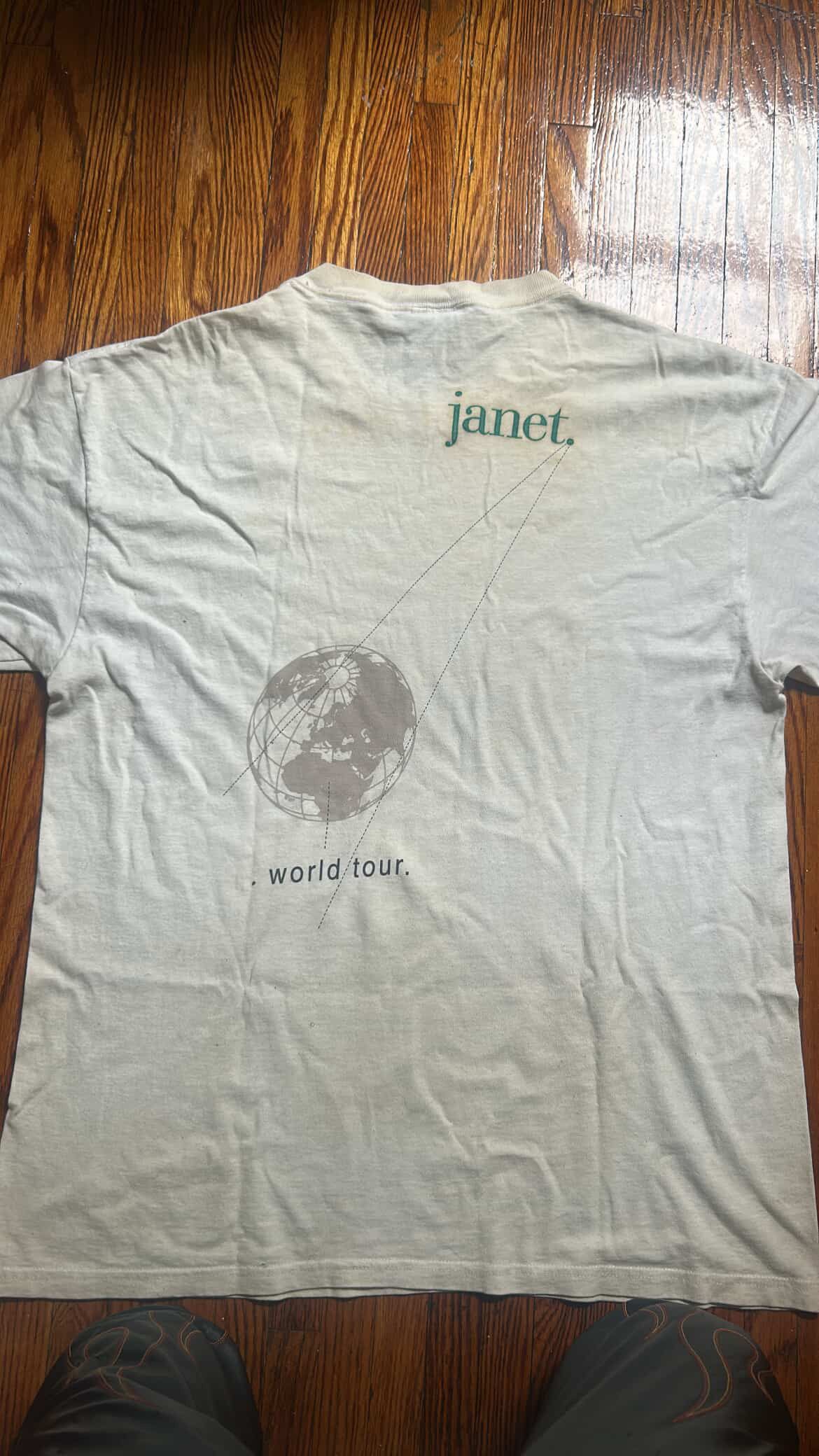 Other Janet Jackson 1993 Vintage T-Shirt Size US XL / EU 56 / 4 - 2 Thumbnail