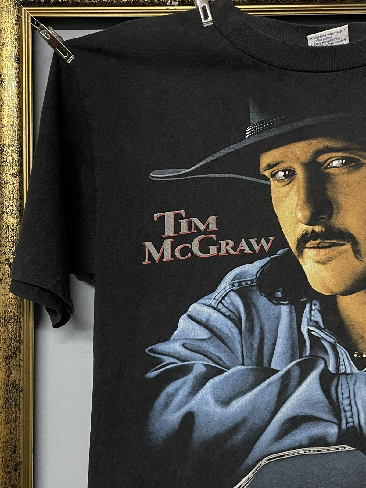 Vintage Vintage 90s Single Stitch Tim Mcgraw Dont Take The girl Tee Size US L / EU 52-54 / 3 - 4 Thumbnail