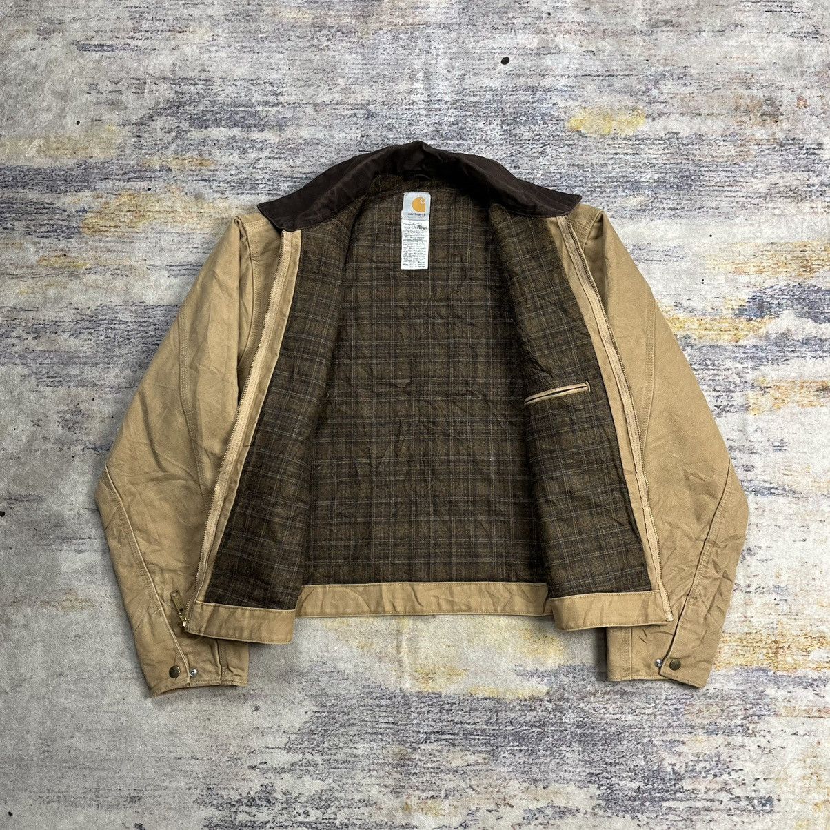 Carhartt × Vintage Vintage Carhartt detroit jacket J97 CML Size US L / EU 52-54 / 3 - 4 Thumbnail