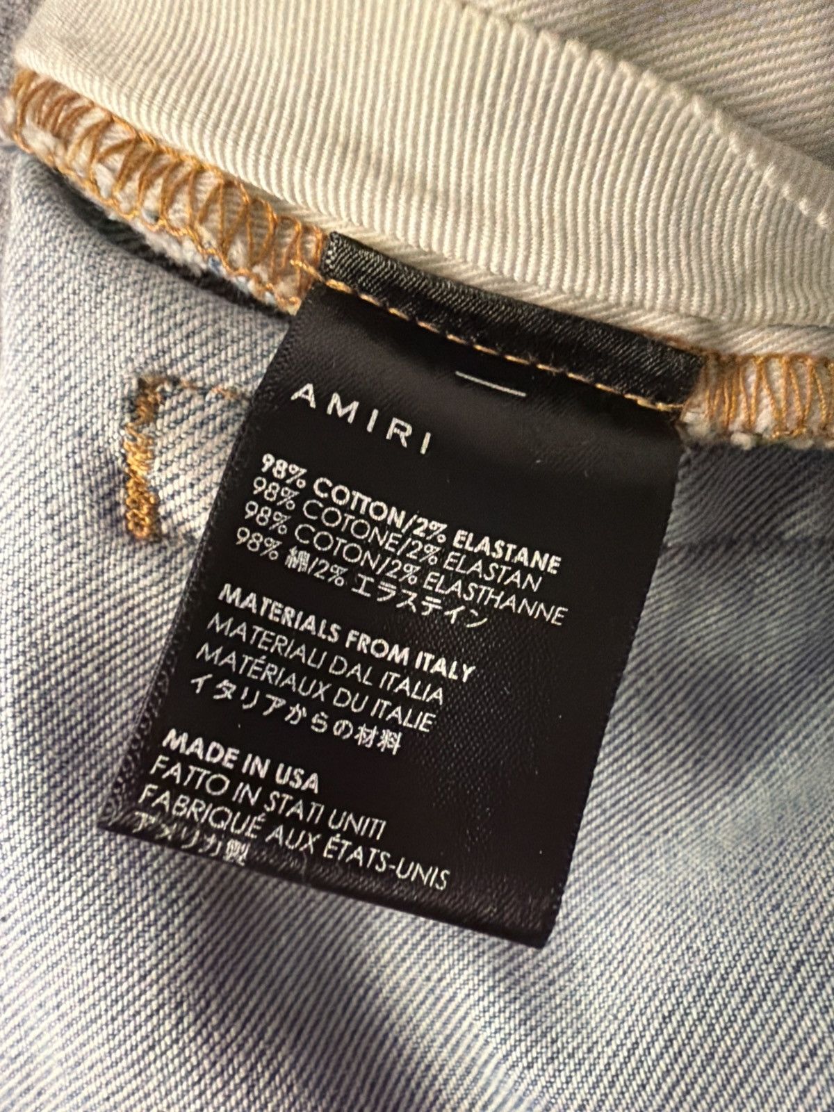 Amiri Amiri Size US 34 / EU 50 - 5 Thumbnail