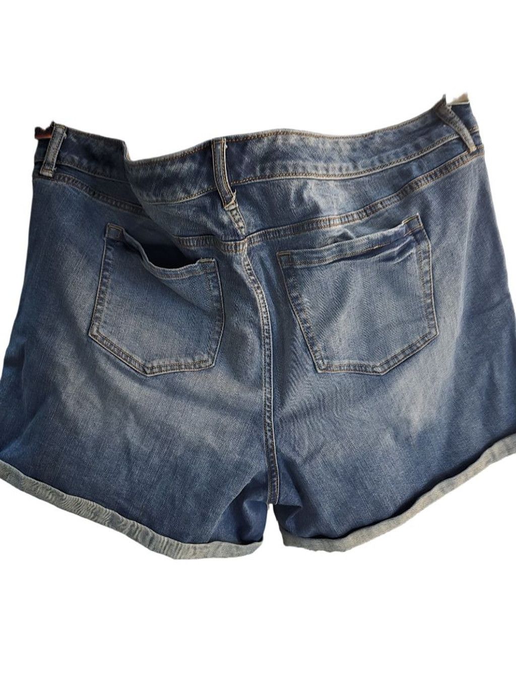 Torrid Women's TORRID Blue Denim Jean Shorts Plus Size 22 Size 40" / US 18 - 2 Thumbnail