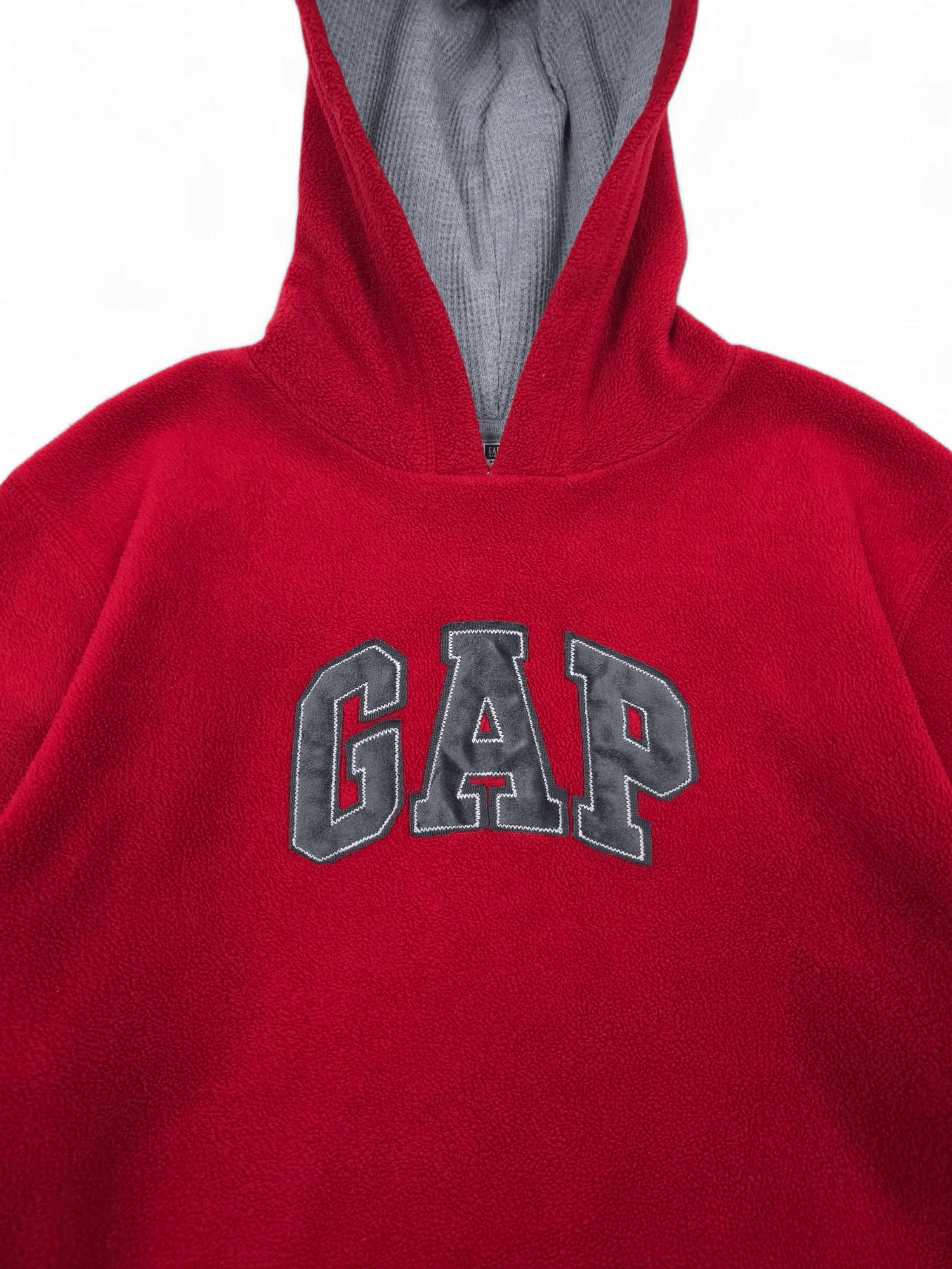 Gap 💎 Vintage Gap Spell Out Logo Fleece Hoodie Sweatshirt Y2K Size US S / EU 44-46 / 1 - 3 Thumbnail