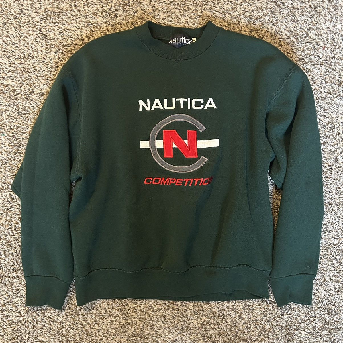 Nautica Vintage Nautica Competition Sweatshirt Size US L / EU 52-54 / 3 - 1 Thumbnail