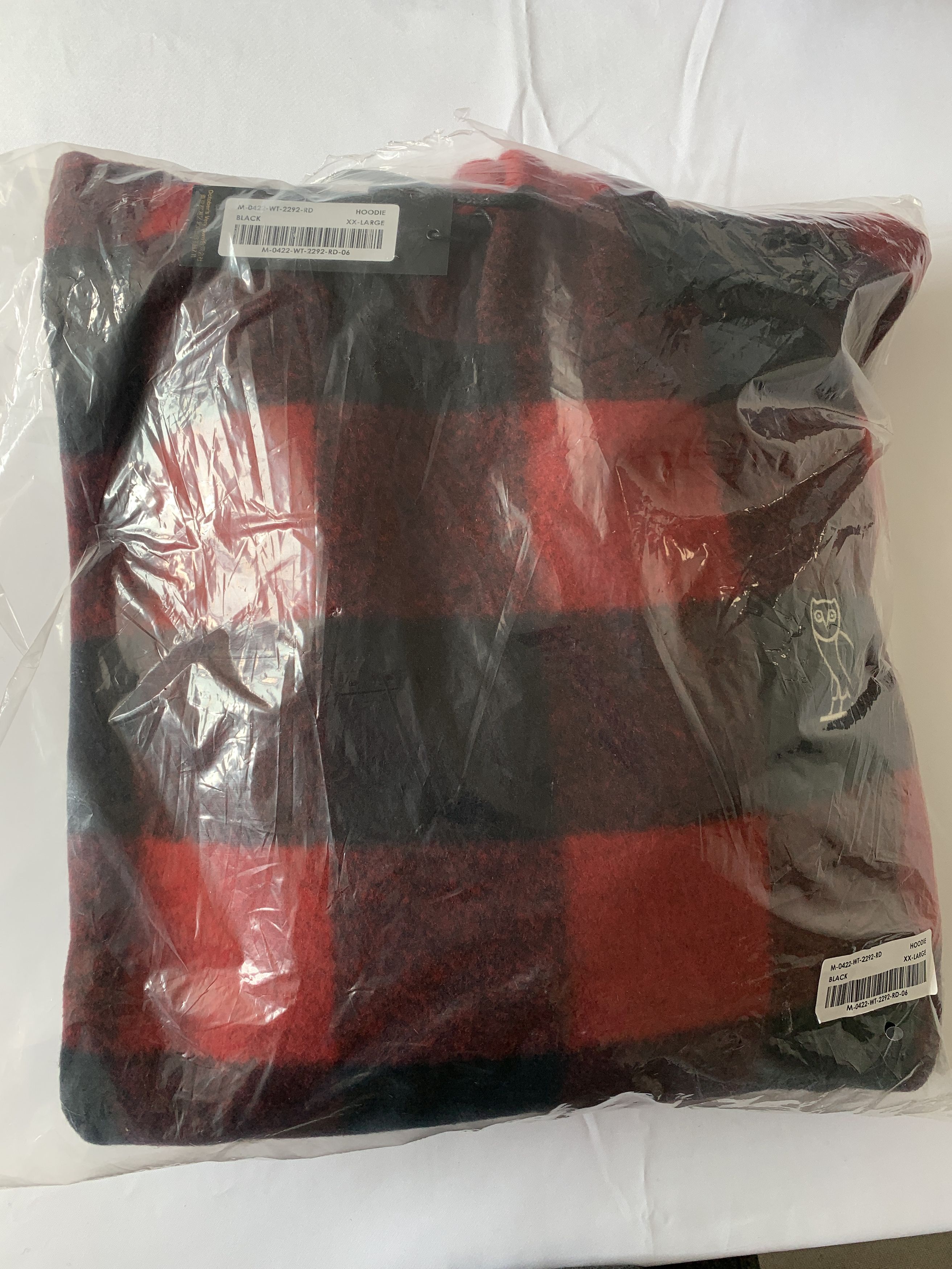 Drake *RARE* OVO Buffalo Plaid Wool-Blend Hoodie Size US XXL / EU 58 / 5 - 2 Thumbnail