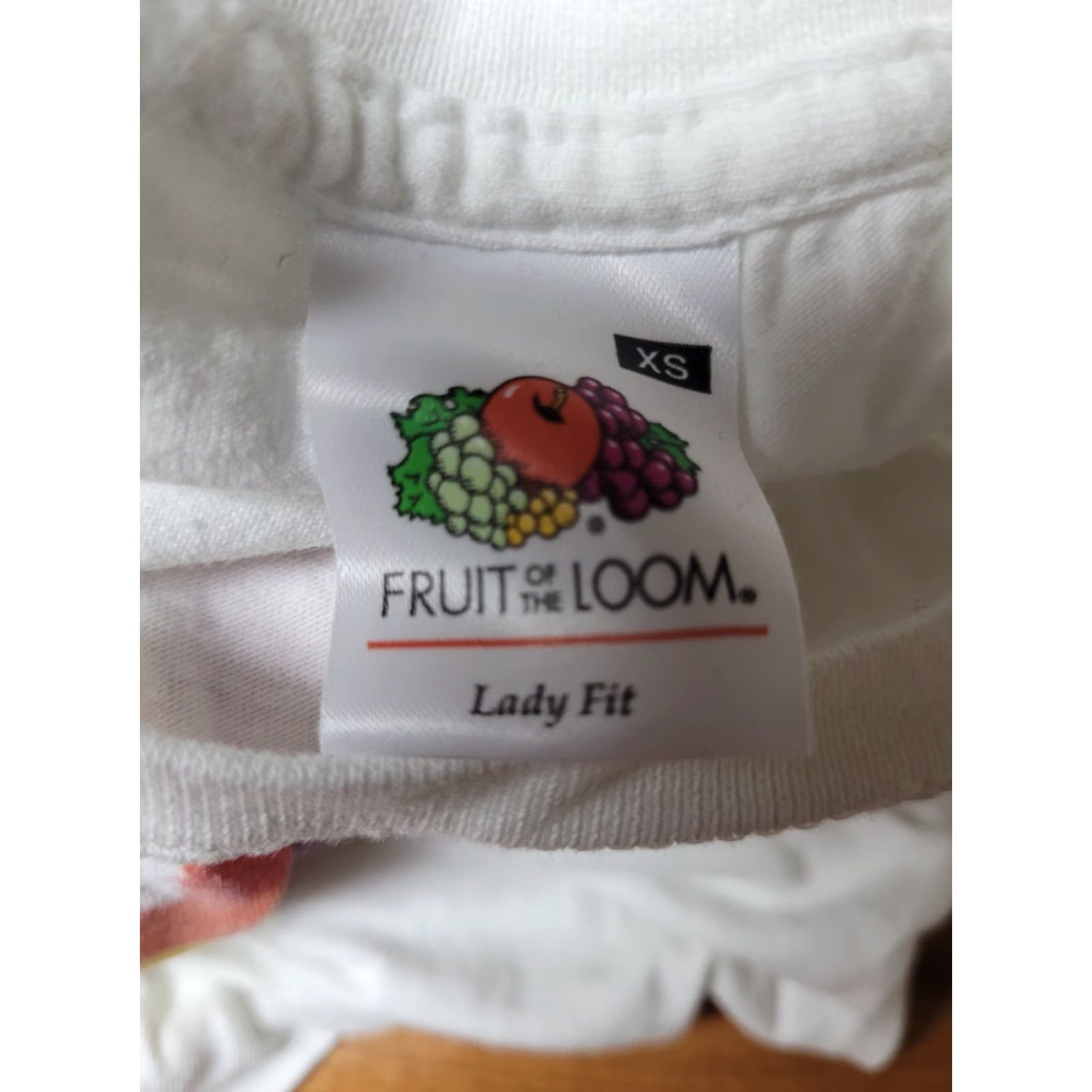 Fruit Of The Loom Womens Juniors T-Shirt XS White Cinque Terre Italian Riviera Art Shirt Womens Size XS / US 0-2 / IT 36-38 - 3 Thumbnail